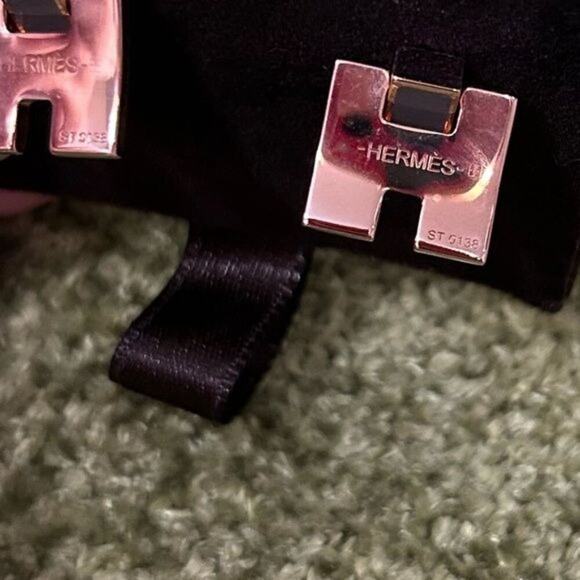 Hermès Eileen Rose Gold Plated Gris E Tain New in box - Picture 7 of 7